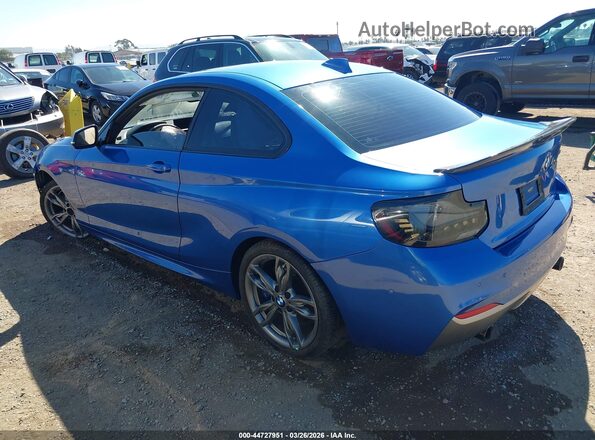 WBA1J7C56GV360286 2016 BMW M2 Blue Հետևի ձախ