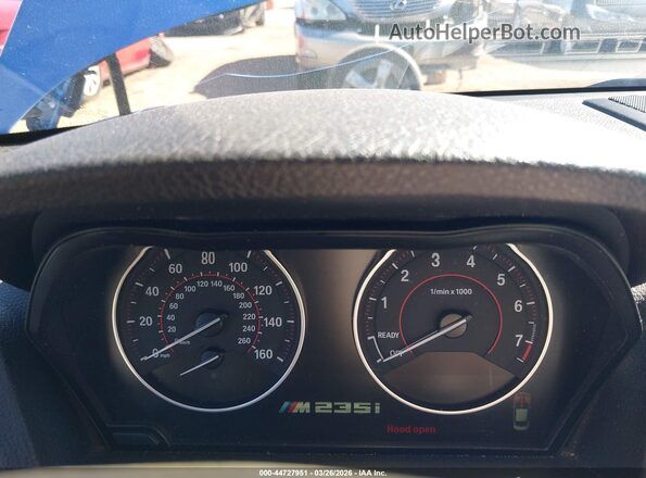 WBA1J7C56GV360286 2016 BMW M2 Blue Սալոնի 360 աստիճան տեսք