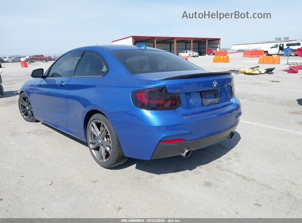 WBA1J9C58GV371558 2016 BMW M2 Blue Tył lewy