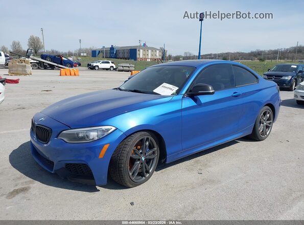 WBA1J9C58GV371558 2016 BMW M2 Blue Przód lewy