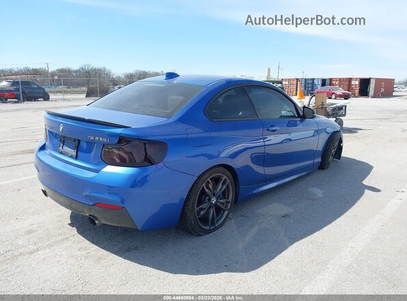 WBA1J9C58GV371558 2016 BMW M2 Blue Tył prawy