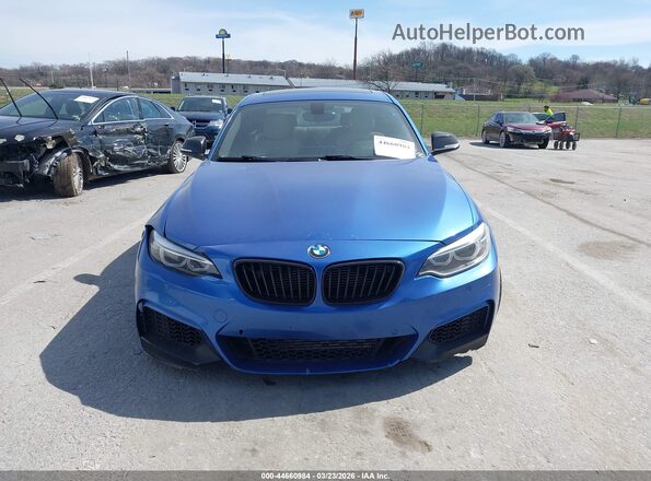 WBA1J9C58GV371558 2016 BMW M2 Blue Widok zestawu wskaźników