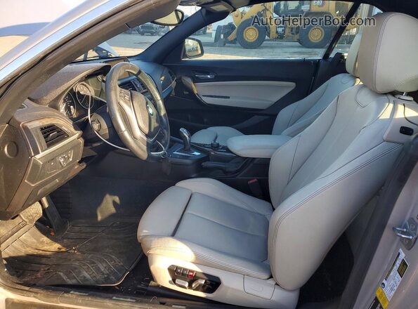 WBA1K9C54GV322693 2016 BMW 2 SERIES Silver Սալոնի դիմացի տեսք