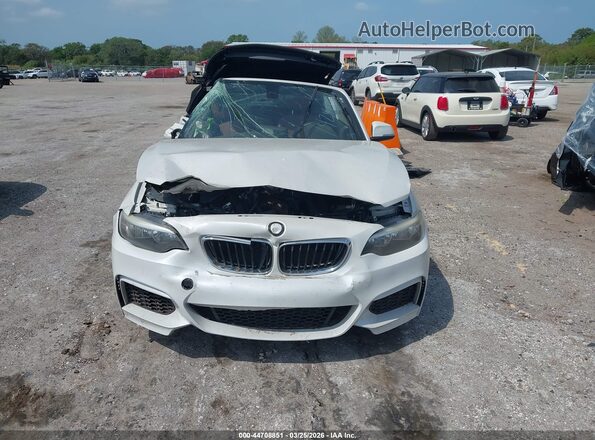 WBA1K9C56GV322758 2016 BMW 2 SERIES White Вид панелі приладів