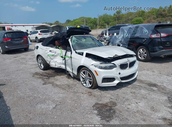 WBA1K9C56GV322758 2016 BMW 2 SERIES White Вид спереду