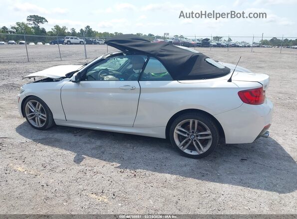 WBA1K9C56GV322758 2016 BMW 2 SERIES White Вид задньої частини салону