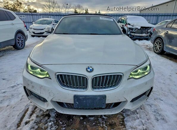 WBA1L9C56GV768020 2016 BMW 2 SERIES White Вид спереду