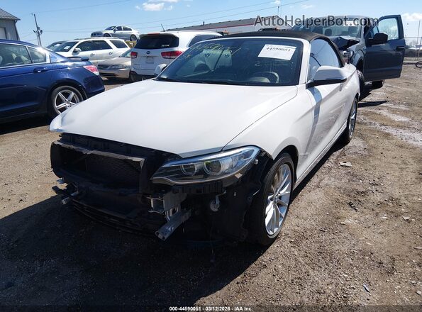 WBA1L9C5XGV767114 2016 BMW 2 SERIES White Przód lewy