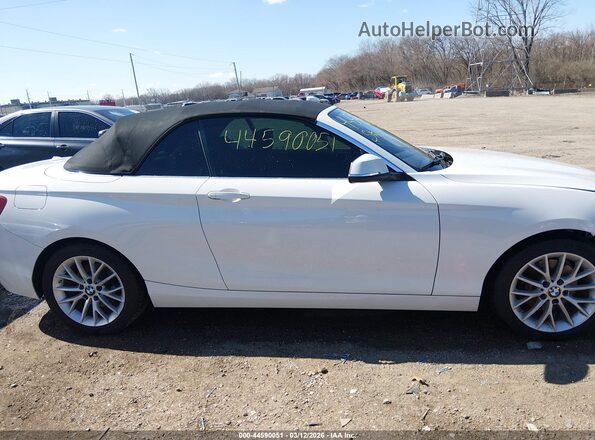 WBA1L9C5XGV767114 2016 BMW 2 SERIES White Widok wnętrza 360 stopni