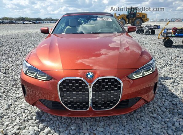 WBA23AT03MCH13691 2021 BMW 4 SERIES Orange წინა ხედი
