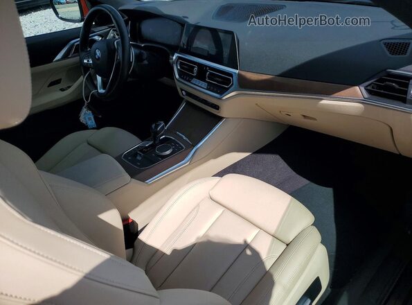 WBA23AT03MCH13691 2021 BMW 4 SERIES Orange წინა პანელის ხედი