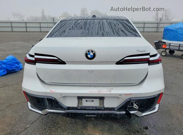 WBA23EH07PCM67343 2023 BMW 7 SERIES White Հետևի տեսք