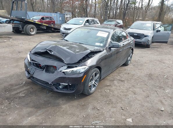 WBA2F9C50HV664278 2017 BMW 2 SERIES Черный Передняя левая четверть