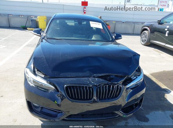 WBA2F9C52HV664377 2017 BMW 2 SERIES Black Instrument cluster view