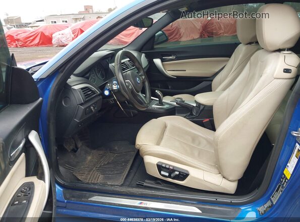 WBA2H9C35HV642236 2017 BMW 2 SERIES Blue წინა სალონის ხედი