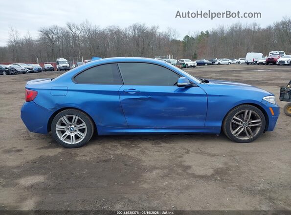 WBA2H9C35HV642236 2017 BMW 2 SERIES Blue უკანა სალონის ხედი