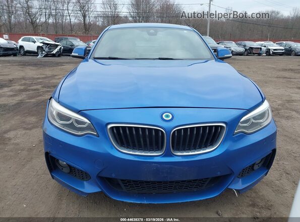 WBA2H9C35HV642236 2017 BMW 2 SERIES Blue ხელსაწყოთა პანელის ხედი