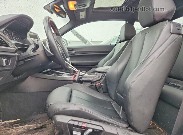 WBA2H9C50HV641738 2017 BMW 2 SERIES Black წინა სალონის ხედი