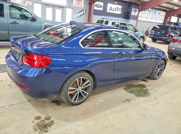 WBA2J3C50JVD48559 2018 BMW 2 SERIES Синий Задняя правая четверть