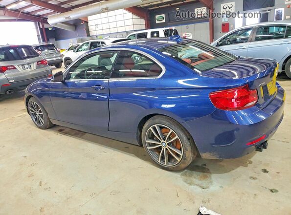WBA2J3C50JVD48559 2018 BMW 2 SERIES Синий Задняя левая четверть