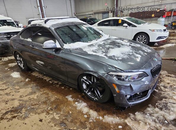 WBA2J3C53JVA52449 2018 BMW 2 SERIES Gray Delantero derecho