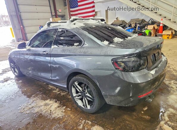 WBA2J3C53JVA52449 2018 BMW 2 SERIES Gray Trasero izquierdo