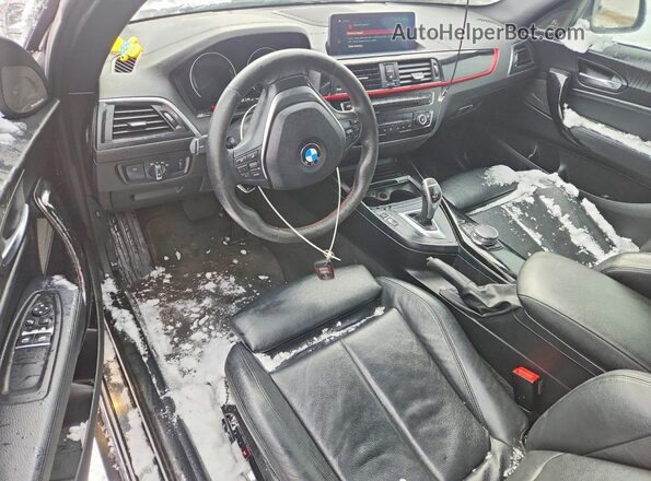 WBA2J3C53JVA52449 2018 BMW 2 SERIES Gray Vista del salpicadero