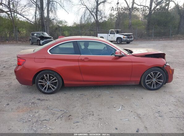 WBA2J3C57K7D35720 2019 BMW 2 SERIES Orange Вид задньої частини салону