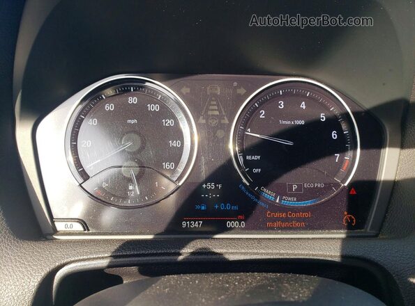 WBA2J5C53JVC07349 2018 BMW M2 White Widok zestawu wskaźników