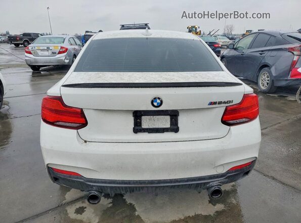 WBA2J5C53JVC07349 2018 BMW M2 White Widok z tyłu