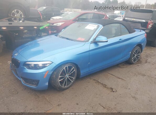 WBA2K1C03L7F02047 2020 BMW 2 SERIES Blue წინა მარცხენა ხედი სამი მეოთხედიდან