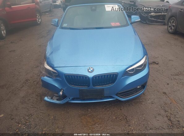WBA2K1C03L7F02047 2020 BMW 2 SERIES Blue ხელსაწყოთა პანელის ხედი