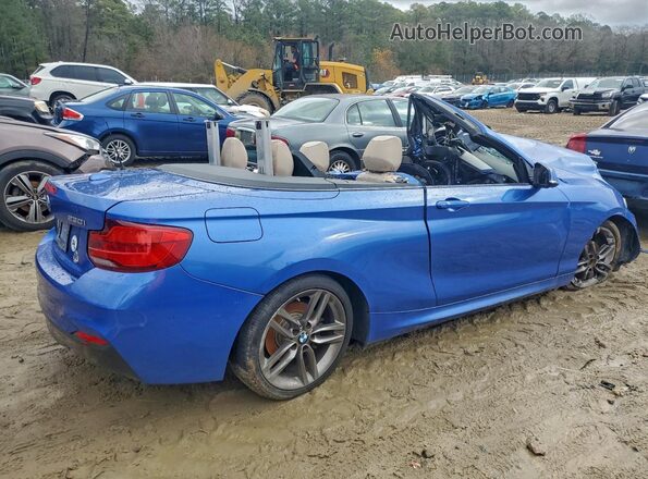 WBA2K1C53K7D56601 2019 BMW 2 SERIES Синий Задняя правая четверть