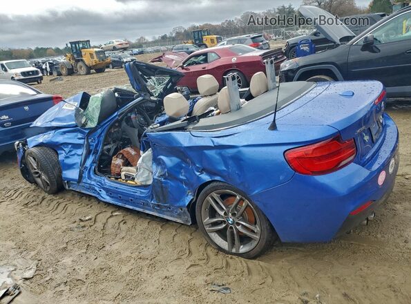 WBA2K1C53K7D56601 2019 BMW 2 SERIES Синий Задняя левая четверть
