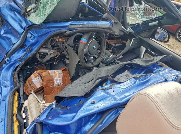 WBA2K1C53K7D56601 2019 BMW 2 SERIES Синий Вид панели приборов