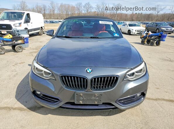 WBA2K1C59JVD41367 2018 BMW 2 SERIES Gray Vista frontal