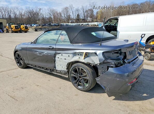 WBA2K1C59JVD41367 2018 BMW 2 SERIES Gray Trasero izquierdo