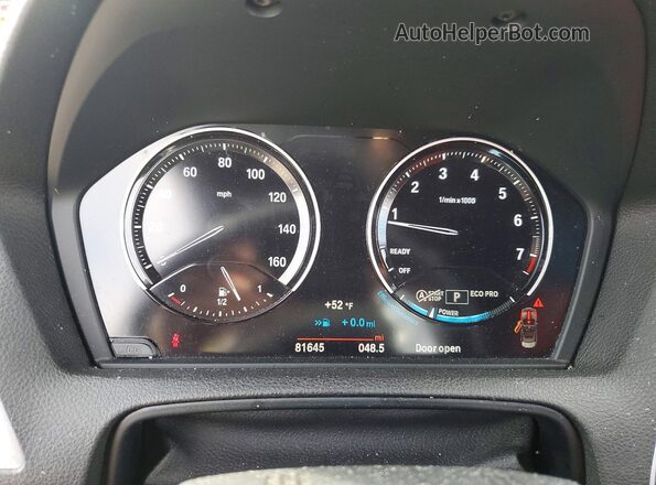 WBA2K1C59JVD41367 2018 BMW 2 SERIES Gray Vista del cuadro de instrumentos
