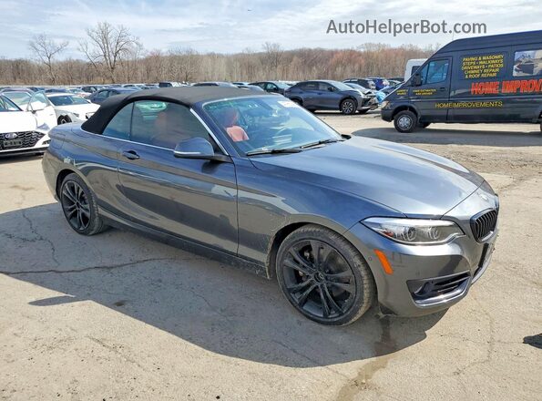 WBA2K1C59JVD41367 2018 BMW 2 SERIES Gray Delantero derecho