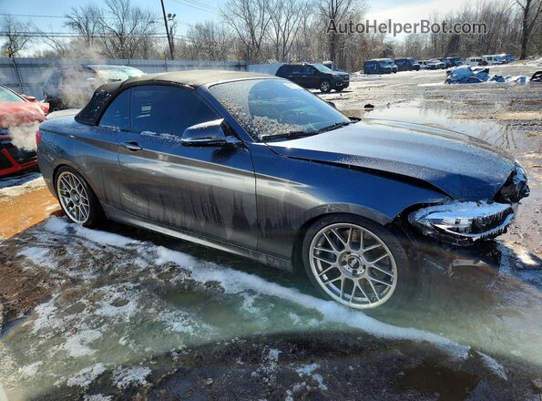 WBA2L3C31HV667338 2017 BMW M2 Gray Delantero derecho