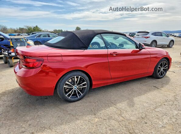 WBA2M7C01M7H92352 2021 BMW 2 SERIES Красный Задняя правая четверть