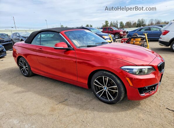 WBA2M7C01M7H92352 2021 BMW 2 SERIES Красный Передняя правая четверть