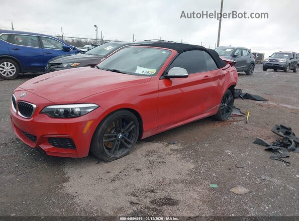 WBA2N1C56JVC27785 2018 BMW M2 Red Przód lewy