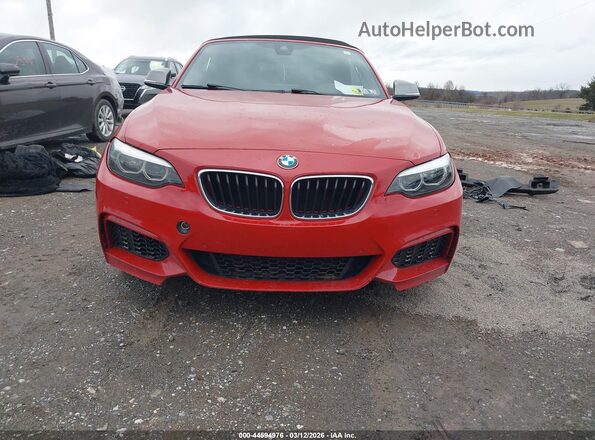 WBA2N1C56JVC27785 2018 BMW M2 Red Widok zestawu wskaźników