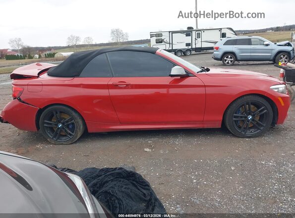 WBA2N1C56JVC27785 2018 BMW M2 Red Widok wnętrza z tyłu