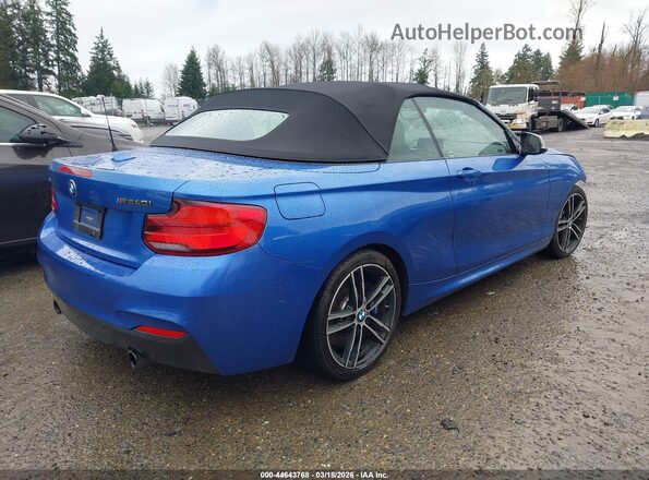WBA2N3C57JVC29296 2018 BMW M2 Blue Rear right