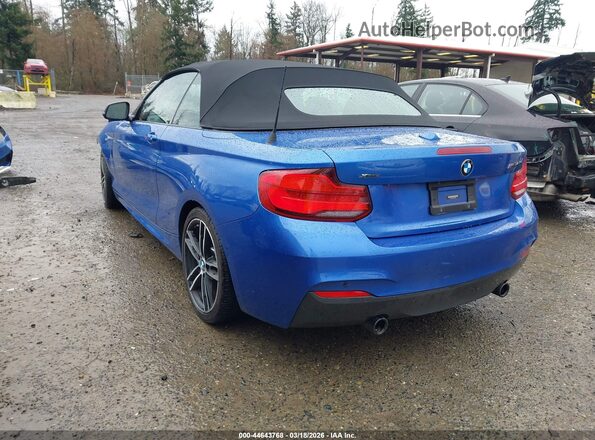 WBA2N3C57JVC29296 2018 BMW M2 Blue Rear left
