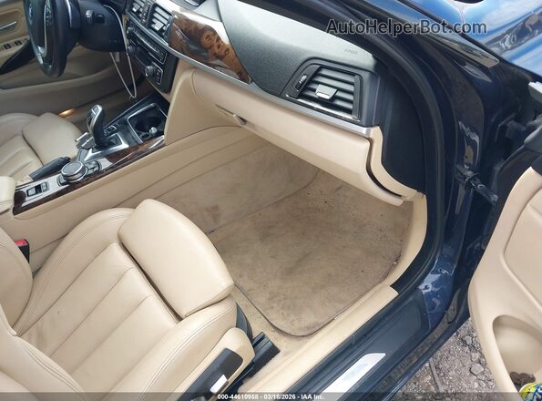 WBA3T7C53G5A38226 2016 BMW 4 SERIES Blue Front interior view