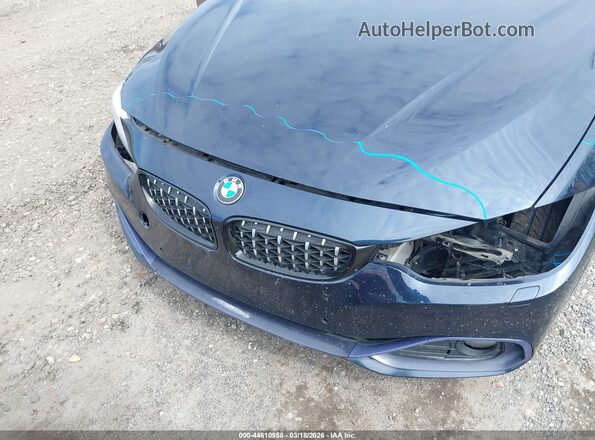 WBA3T7C53G5A38226 2016 BMW 4 SERIES Blue Front view