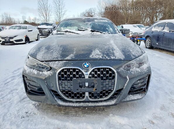 WBA43AT02PCL40475 2023 BMW 4 SERIES Charcoal Front view